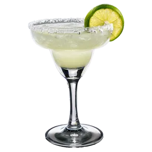 Margarita Glass With Beverage PNG 71