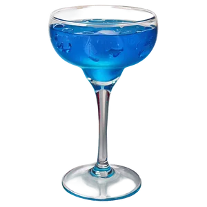 Margarita Glass With Blue Drink PNG Nfk PNG
