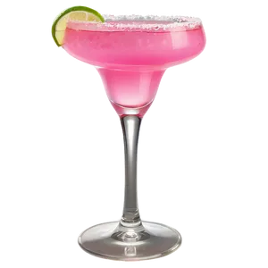 Margarita Glass With Pink Drink PNG Irn55 PNG