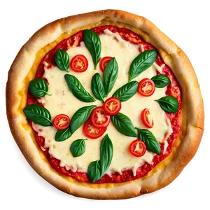 Margherita Pizza Vector Image Png 06262024 PNG image