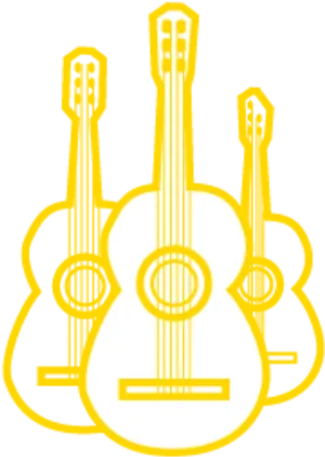 Mariachi Instruments Silhouette PNG image