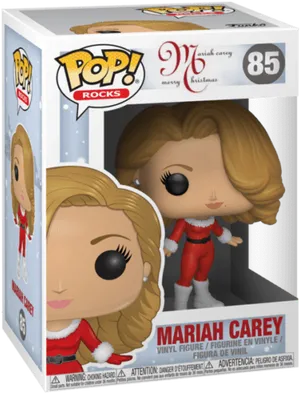 Mariah Carey Christmas Pop Figure PNG image