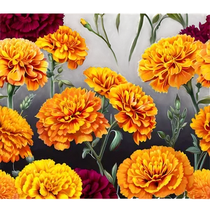 Marigolds For Day Of The Dead PNG 91