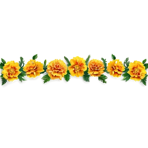 Marigolds Garland Png 10 PNG image