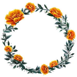 Marigolds Invitation Design PNG Kuu73 PNG
