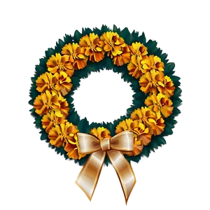 Marigolds Wreath Png Vjw82 PNG image