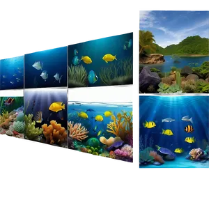 Marine Ecosystem Illustration Png 05242024 PNG image