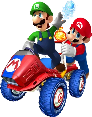 Mario Luigi Kart Adventure PNG image