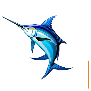 Marlin Fishing Badge Png Lcd PNG image