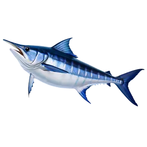 Marlin In Ocean Wave Png 06242024 PNG image