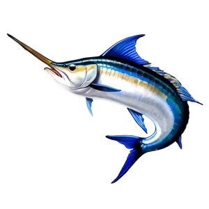 Marlin Jumping Art PNG 66
