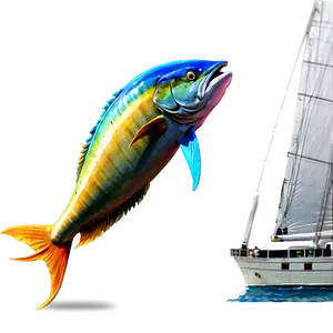 Marlin With Sailor Hat PNG 76 PNG