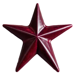 Maroon Star PNG 05232024