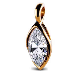 Marquise Diamonds Charm Png 05242024 PNG image