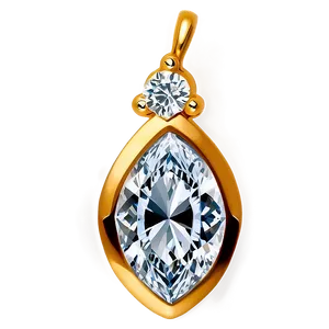 Marquise Diamonds Charm Png Bit PNG image