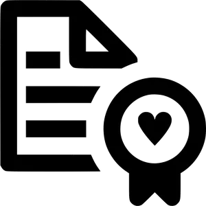 Marriage Certificate Icon