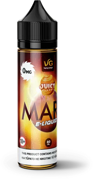 Mars E Liquid Vape Juice PNG image