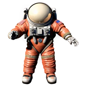 Mars Mission Astronaut PNG 05212024