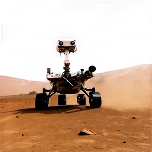 Mars Rover In Dust Storm Png 06212024 PNG image