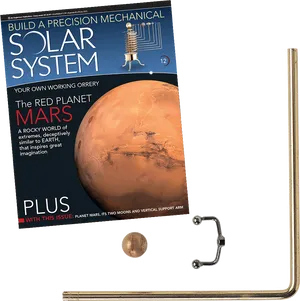 Mars Solar System Mechanical Model Magazine Issue12 PNG image