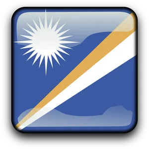 Marshall Islands Flag Icon PNG image