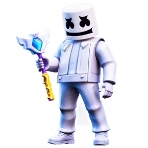 Marshmello Back Bling Fortnite PNG 06252024 PNG
