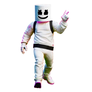 Marshmello Emote Fortnite PNG 1