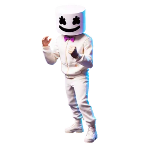 Marshmello Emote Fortnite PNG Dyi33 PNG