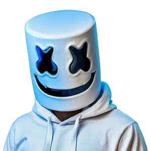 Marshmello Face A PNG image