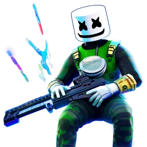 Marshmello Fortnite Loading Screen PNG 06252024