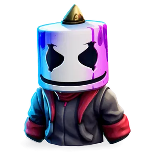 Marshmello Fortnite Spray PNG 30