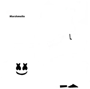 Marshmello Helmet Papercraft Template PNG image