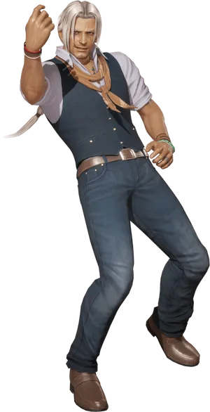 Martial_ Artist_ Character_ Pose PNG image