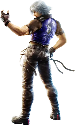 Martial Artist Video Game Character PNG image