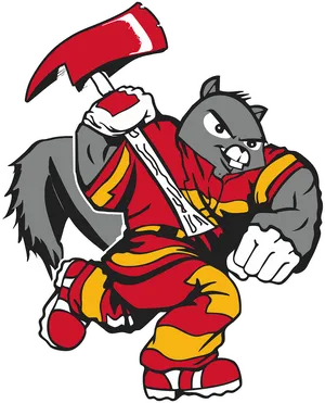 Martial_ Arts_ Squirrel_ Cartoon