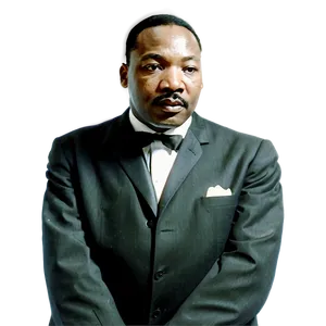 Martin Luther King Portrait PNG 70