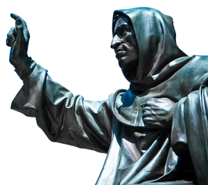 Martin Luther Statue Gesture PNG image