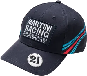 Martini Racing Porsche Cap PNG image