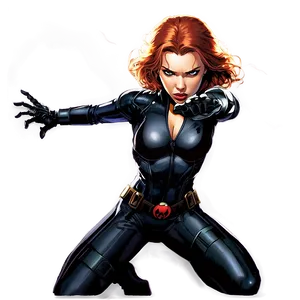 Marvel Comics Black Widow PNG Eei25 PNG