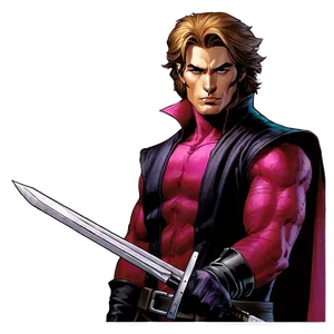 Marvel Comics Gambit PNG Exj