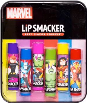 Marvel Lip Smacker Collection Pack PNG image