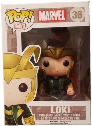 Marvel Loki Funko Pop36 PNG
