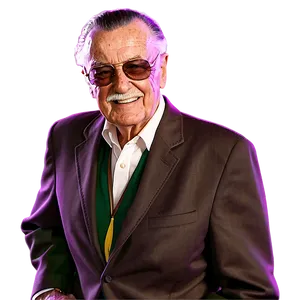 Marvel Mastermind Stan Lee PNG 06242024