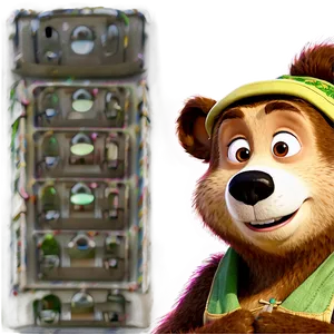 Masha And Bear Storybook Home PNG Tbi87 PNG