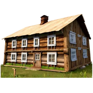 Masha And Bear Wooden House Png 32 PNG image