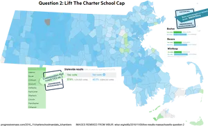 Massachusetts Charter School Vote Map PNG image