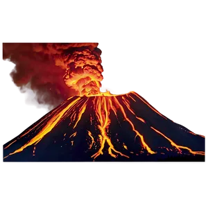 Massive Volcano Eruption Png 52 PNG image