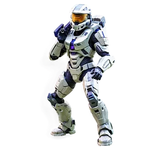 Master Chief Action Pose Png 05212024 PNG image