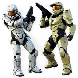Master Chief And Spartan Locke Png 05212024 PNG image