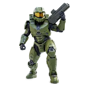 Master Chief Dual-wielding Png Yis PNG image